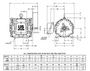 A2P1C Nidec 2 hp 3600 RPM 184 U Frame (Rigid Base) 460V TEFC 3-Phase Automotive Duty Motor