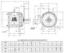 A3P3C Nidec 3 hp 1200 RPM 215 U Frame (Rigid Base) 460V TEFC 3-Phase Automotive Duty Motor