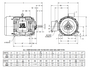 A5P3C Nidec 5 hp 1200 RPM 254 U Frame (Rigid Base) 460V TEFC 3-Phase Automotive Duty Motor