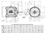 A15P3C Nidec 15 hp 1200 RPM 324 U Frame (Rigid Base) 460V TEFC 3-Phase Automotive Duty Motor