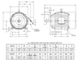 HW10V2G2 Nidec 10 hp 1800 RPM 215T Frame (Rigid Base) 575V TEFC 3-Phase Cooling Tower Motor