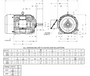 HD7V3B Nidec 7 1/2 hp 1200 RPM 254T (Rigid Base Cast Iron) 230/460V TEFC Inverter-Duty 3-Phase Motor