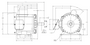 T1C2P18Z Nidec 1 hp 1800 RPM 115/230V 182 Frame (Rigid Base) 1-Speed TEFC Cap Start Motor
