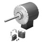 8869 Nidec 1/2 hp 1075 RPM 400-460V 5.6" Dia. (No Base) 1-Speed Open Condenser Motor