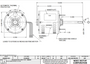 3567 Nidec 3/4 hp 825 RPM 208-230V 6.5" Dia. (No Base) 1-Speed ODP Condenser Motor