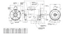 EC1004B Nidec 1 hp 1800 RPM 115/208-230V 56C Frame (Rigid Base) ODP 1-Phase Electric Motor
