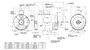 EU1502 Nidec 1 1/2 hp 3600 RPM 115/208-230V 56J Frame (No Base) ODP 1-Phase Electric Motor