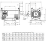 FF30E1XS Nidec 30 hp 3600 RPM 200/400V ODP 284TS (Rigid Base) 3-Phase Fire Pump Motor