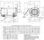 FF75E2GS Nidec 75 hp 1800 RPM 575V ODP 365TS (Rigid Base) 3-Phase Fire Pump Motor