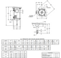 FF15E1XV Nidec 15 hp 3600 RPM 3-phase 215JP Frame 200/400V ODP Vertical Close-Coupled Fire Pump Motor