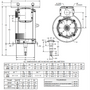 FF100E1EV Nidec 100 hp 3600 RPM 3-phase 365JP Frame 230/460V ODP Vertical Close-Coupled Fire Pump Motor