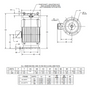 HT50P2BLG Nidec 50 hp 1800 RPM 230/460V 3-phase 326TP Frame TEFC Vertical Holloshaft Sinewave Motor