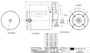 119974.00 Leeson Extreme Duck 1 hp 1800 RPM 230/460V 3-Phase 56C Frame TENV (no base) Motor