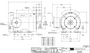 119494.00 Leeson Extreme Duck 1/2 hp 1800 RPM 230/460V 3-Phase 56HC Frame TEFC (base) Motor