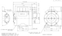 119216.00 Leeson SST Duck 3/4 hp 1800 RPM 208-230/460V 1-Phase 56C Frame TENV (base) Motor