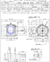 JMP1/56 TECO Westinghouse 1 1/2 hp 1200 RPM 182JM Cast Iron 230/460V TEFC Close-Coupled 3-Phase Motor