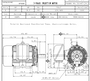 EP0256 TECO Westinghouse 25 hp 1200 RPM 324T Cast Iron 230/460V TEFC Severe Duty 3-Phase Motor