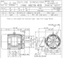EP0506C TECO Westinghouse 50 hp 1200 RPM 365TC Cast Iron 230/460V TEFC Severe Duty 3-Phase Motor