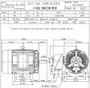 CDP1008R TECO-Westinghouse 100 hp 900 RPM 445T RB 230/460V TEFC 3-Phase Petro-Chem Crusher Motor