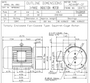 NP0026C TECO-Westinghouse 2 hp 1200 RPM 184TC 230/460V TEFC Severe Duty Petro-Chem 3-Ph Motor