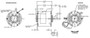 D0608 | Fasco 1/10 hp 1050 RPM GE 21/29 Frame 115/230V