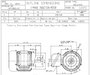 XPV0014C TECO-Westinghouse 1 HP 1800 RPM 143TC Frame 230/460V TEFC Cast Iron 3-Ph Exposion Proof Motor