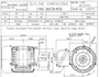 XPV1/54C TECO-Westinghouse 1 1/2 HP 1800 RPM 145TC Frame 230/460V TEFC Cast Iron 3-Ph Exposion Proof Motor