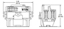 H130B, 1 pole, 30 amp, 120v coil Contactor