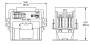 H240A, 2 pole, 40 amp, 24v coil Contactor