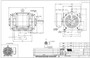 GT0046A Marathon 100 hp 1800 RPM 404T Frame 230/460V Open Drip Marathon Electric Motor