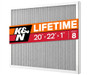 K&N HVC-8-12022 MERV 8 Washable HVAC Air Filter 20x22x1 Reusable AC Filter