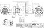 122165.00 Leeson |  1 hp 1200 RPM 145TC Frame TEFC C-Face (No Base) 208-230/460V