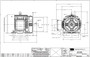 GT1236A Marathon 50 hp 3600 RPM 326TSC Frame TEFC C-Face (Rigid Base) 230/460V Marathon Electric Motor