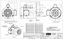 114313.00 Leeson |  1/2 hp 1800 RPM 56C Frame (no base) C-Face 115/208-230V Wash Down Duty