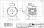 R336B Marathon 20 hp 15 kw 3600 RPM 160M Frame 230/460V Marathonn Electric Metric Motor