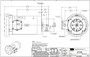 119534.00 Leeson |  2 hp 3450 RPM 56J Frame 460V Pivotal Irrigation Booster Farm Motor