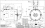 132246.00 Leeson |  2 hp 1140 RPM 184TZ 230/460V Feather Picker Motor