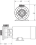 3420610-15 Waterway |  1.5 hp 115V 2-Speed Waterway Spa Pump Center Discharge
