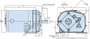 1LPP3 Dayton Direct Interchange 1/4 hp 40 RPM 115V Bison AC Parallel Shaft Gear Motor Model 014Q307-0043