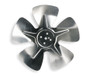 Model 2218 Century Unit Bearing Aluminum Fan Blade 2 & 4 Watt, 8" Diameter, Pusher # 2218