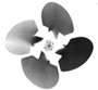Model 2267 Century Unit Bearing Aluminum Fan Blade 9 & 16 Watt, 10" Diameter, Suction # 2267