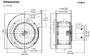 Dayton 1TDP9 Blower 173 CFM 1650 RPM 115V 60/50hz