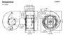 Dayton 1TDP4 Blower 71 CFM 1580 RPM 115V 60/50hz (2C067)