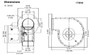 Dayton 1TDN8 Blower 49 CFM 3037 RPM 230V 60/50hz