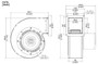 1TDR7, 4C444 Dayton Direct OEM Interchange Replacement Blower