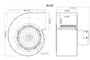 1TDU1, 4C830 Dayton Direct OEM Interchange Replacement Blower