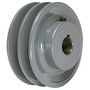 2BK30X7/8 Pulley | 3.15" x 7/8" Double V Groove Pulley / Sheave