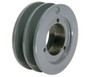 2AK184H Pulley | 18.25" OD Double Groove "H" Pulley (bushing not included)