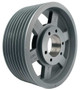 8-3V475-SK Pulley | 4.75" OD Eight Groove Pulley / Sheave for 3V Style V-Belt (bushing not included)