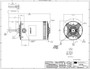 H962 Century Condenser Fan Motor 6 1/2" Dia, 1 hp, 850 RPM 575V Three Phase Century # H962